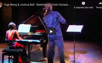 Beethoven - Kreutzer Sonata, No 9 - Bell, Violin; Wang, Piano