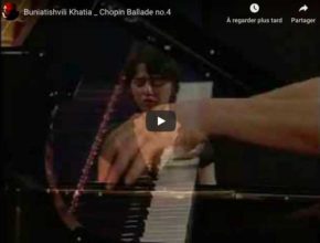 Chopin - Ballade No 4 in F minor - Buniatishvili, Piano