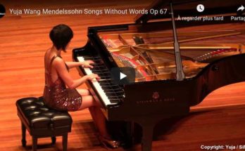 Mendelssohn - Songs Without Words Op 67 No 2 - Wang, Piano