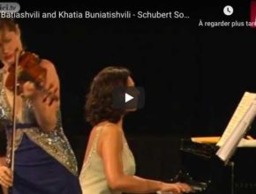 Schubert - Violin Sonata No 4 (Grand Duo) - Buniatishvili, Piano; Batiashvili, Violin