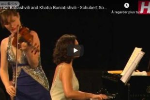 Schubert - Violin Sonata No. 4 - Buniatishvili; Batiashvili