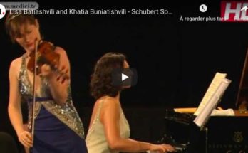 Schubert - Violin Sonata No 4 (Grand Duo) - Buniatishvili, Piano; Batiashvili, Violin