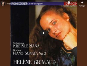 Schumann - Kreisleriana IV (Sehr Langsam) - Grimaud, Piano