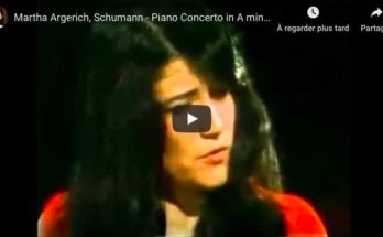 Schumann - Piano Concerto in A Minor - Martha Argerich, Piano