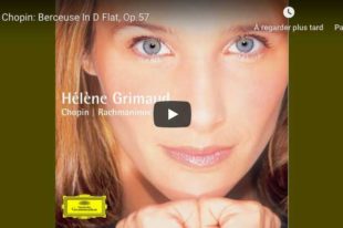 Chopin - Berceuse in D-Flat Major - Hélène Grimaud, Piano