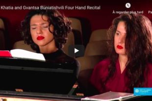 Schubert - Fantasia Four-Hands - Khatia & Gvantsa Buniatishvili, Piano