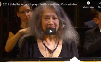 Martha Argerich plays Beethoven's Piano Concerto No. 1 in C Major Op. 15