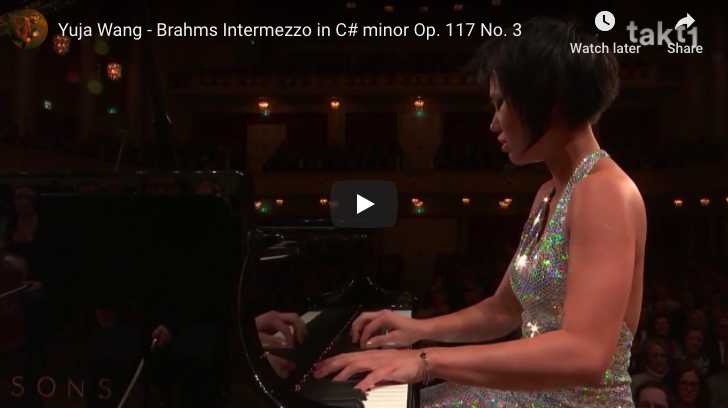 Yuja Wang performs Brahms' Intermezzo No. 3 in C-Sharp Minor