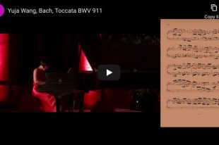 Bach - Toccata in C Minor BWV 911 - Yuja Wang, Piano