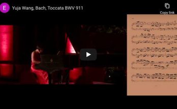 Bach - Toccata in C Minor BWV 911 - Yuja Wang, Piano