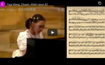 Chopin, Waltz No. 5 Op. 42 in A-Flat Major - Yuja Wang, Piano
