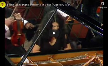 Franz Liszt - Piano Concero No. 1 in E-Flat Major - Martha Argerich
