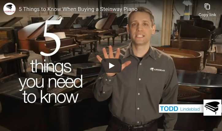 5 things you want to know when buying a used or restored Steinway & Sons piano.