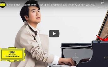 The pianist Lang Lang plays Beethoven's famous For Elise (Für Elise) composition