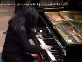 Martha Argerich performs Haydn's piano concerto No. 11 in D Major
