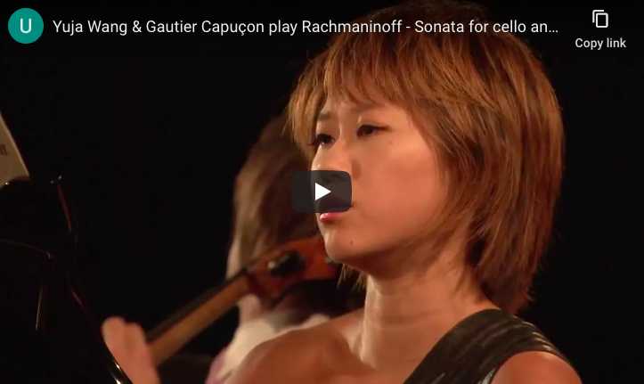 Rachmaninoff - Sonata for Cello & Piano in G Minor - Capuçon Cello, Wang Piano