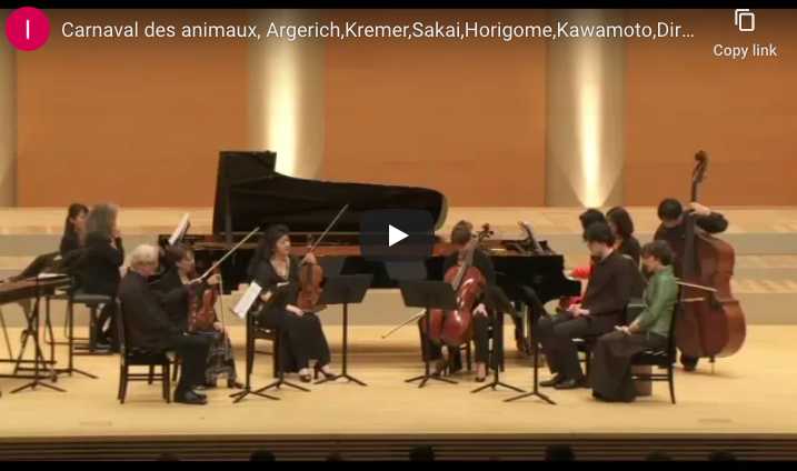 Saint-Saens- The Carnival of the Animals - Argerich