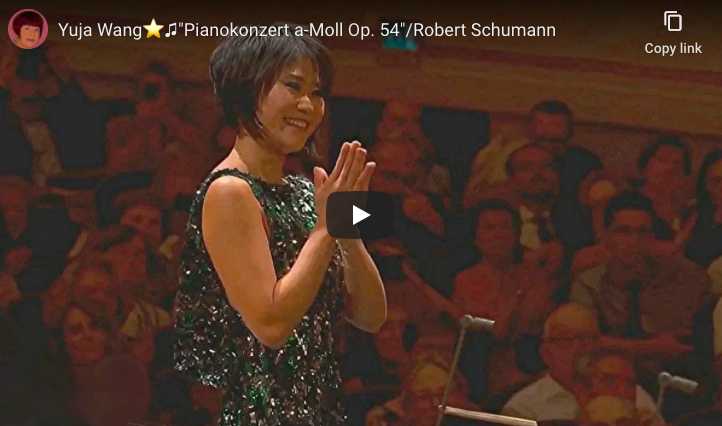 Yuja Wang performs Schumann's piano concerto in A minor