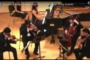 Yuja wang and the Shanghai Quartet play Schumann's Piano Quintett in E-Flat Major