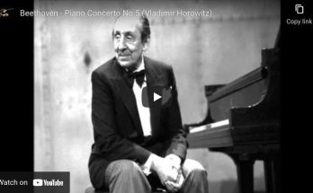 Beethoven - Emperor Concerto No. 5 - Vladimir Horowitz