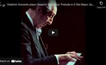 Chopin - Prelude No. 15 (Raindrop) - Horwitz, piano