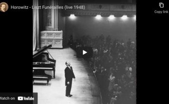 Liszt - Funerailles - Vladimir Horowitz, Piano