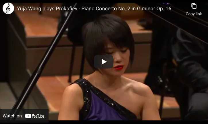 Prokofiev - Concerto No. 2 - Wang, Piano