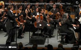 Beethoven - Triple Concerto - Argerich, Capuçon, Capuçon