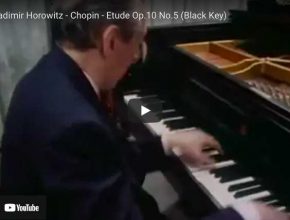 Chopin - Étude No. 5 (Black Key) - Horowitz, Piano
