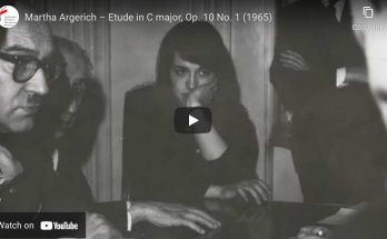 Chopin - Étude Op. 10 No. 1 - Argerich, Piano