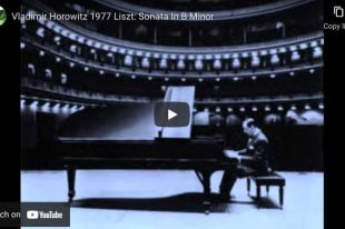 Liszt - Piano Sonata in B Minor - Vladimir Horowitz, Piano