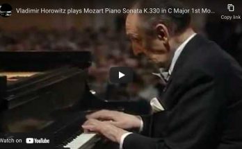 Mozart - Piano Sonata No. 10 - Horowitz, Piano