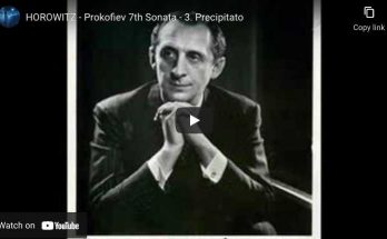 Prokofiev - Sonata No. 7 - Vladimir Horowitz, Piano