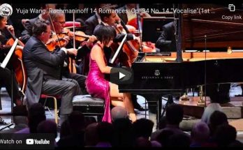 Rachmaninov - Vocalise - Yuja Wang, Piano