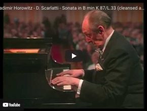 Scarlatti - Sonata K. 87 - Horowitz, Piano