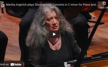 Shostakovich - Concerto No 1 for Piano and Trumpet - Argerich, Piano