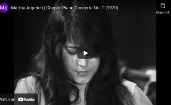 Chopin - Concerto No. 1 - Argerich, Piano