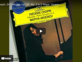 Chopin - Prelude No. 3 - Argerich, Piano