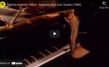 Ravel - Scarbo - Argerich, Piano