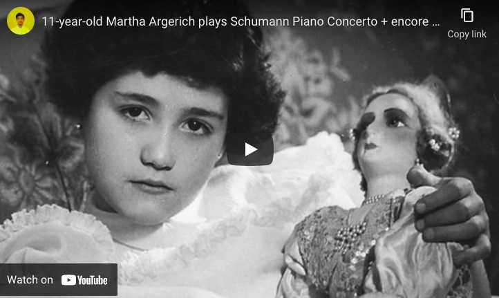 Schumann - Piano Concerto - Martha Argerich