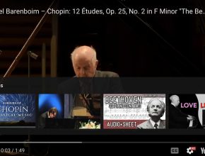 Chopin – Etude Op. 25 No. 2 – Barenboim