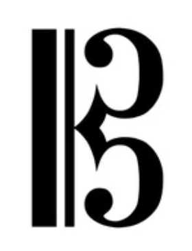A standalone C clef, not placed on a staff